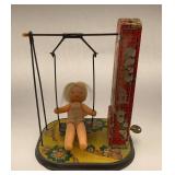 Doll on Swing Mechanical Wind-Up Toy