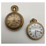Pair of Sears and Majestime Pocket Watches