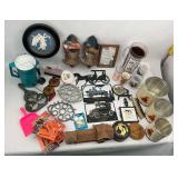 Mixed Lot: AIM HO Scale Rail Line Scenery, Wall Decor, and More