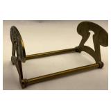 Art Nouveau Cast Bronze Expandable Bookrack