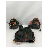 Tool Vest with Two Toughbuilt Tool Pouches