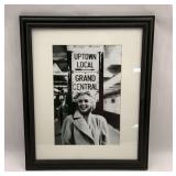 Framed Marilyn Monroe Print - Uptown Local Grand Central - 23x19