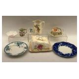 Collection of Floral Decorated Dishes and Serving Pieces