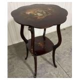 Vintage French Provincial Style Two-Tier Table