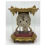 Antique Brass Crystal Regulator Clock