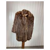 Brown Fur Cape