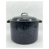 Speckled Enamelware Stock Pot with Lid