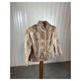 Split End Kids Rabbit Fur Jacket