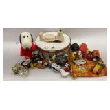 Snoopy and Peanuts Character Collection - Figures, Clock, Drum, Heart Box, and More