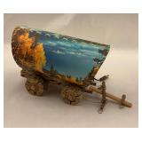 Decorative Covered Wagon Table Lamp