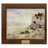 Print by BJ Haskell entitled 'The Kill'