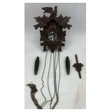 German Cuckoo Clock with Weights & Pendulum