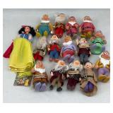 Snow White Doll and Seven Dwarfs Figurine Set