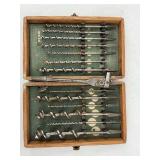Irwin Auger Bit Set in Wooden Box