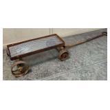 Vintage Children's Mesh Platform Wagon