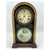 Antique Daniel Pratt Clock with Bird Panel