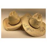 Signed Cowboy Hats - The Newton's, Tom Holyska and More