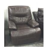 Pull recline leather rocker Pull recline leather rocker