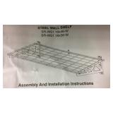 Safe Rack steel wall shelf