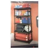 Keter 36 x 18 5 shelf plastic storage unit