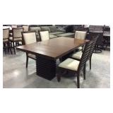 60 x 42 x 30 wood table & 5 chairs