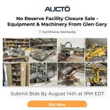 No Reserve Facility Closure - Equipment & Machinery