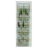 Vintage Bottle Rack W/Bottles