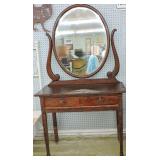 Antique Vanity W/Mirror