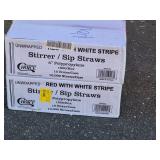 boxes 5' sip straws/ stirrer