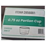 PORTION CUPS  .75 oz