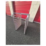 under counter sheet pan rack