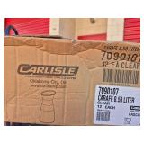 boxes of clear  CARAFE