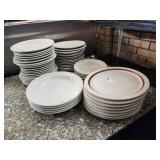 Lot of assorted plates