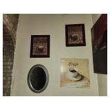 Pieces PCS: 3 prints, 1 mirror