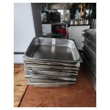 1/2 Size Stainless Steel Pans 2' Deep