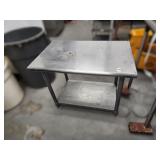 Stainless steel grill stand 3' x 2' x 28' tall