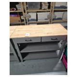 Butcher block Island with drawers (small...