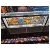 6' Display cabinet with contents