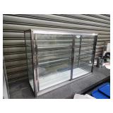 Countertop glass display case 3'x1'x2' tall