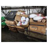 Cases of bowling pins