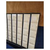 Sets of 5 lockers