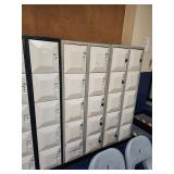 Sets of 5 lockers