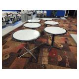 Outdoor round tables (30' x 29' tall)
