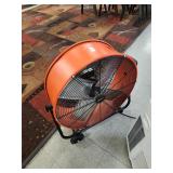 Floor drying fans