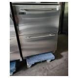 Perlick HA24FB-3-S 2 drawer freezer s/c