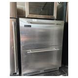 Perlick HA24FB-3-S 2 drawer Freezer s/c
