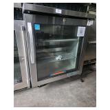 True TUC-27G-HC-FGD01 1 glass dr lowboy refrig s/c