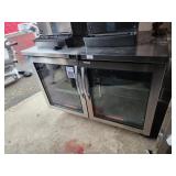 True TUC-48G-HC-FGD01 2 glass dr lowboy refrig s/c