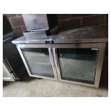True TUC-48G-HC-FGD01 2 glass dr lowboy refrig s/c