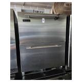 Perlick HA24FB-3-S 2 drawer freezer s/c